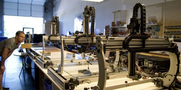 Three rig setup Three rig setup for creating the terapixel macro