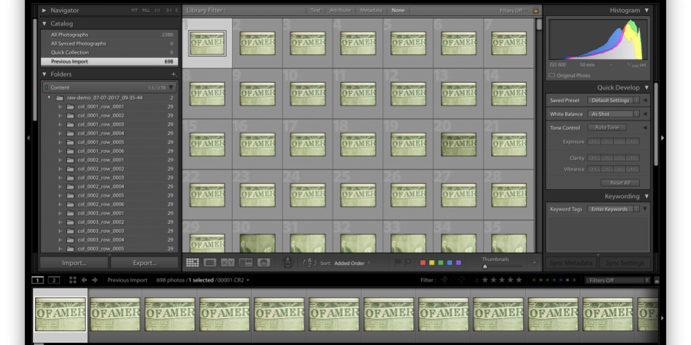 RAW Processing Using Adobe Lightroom