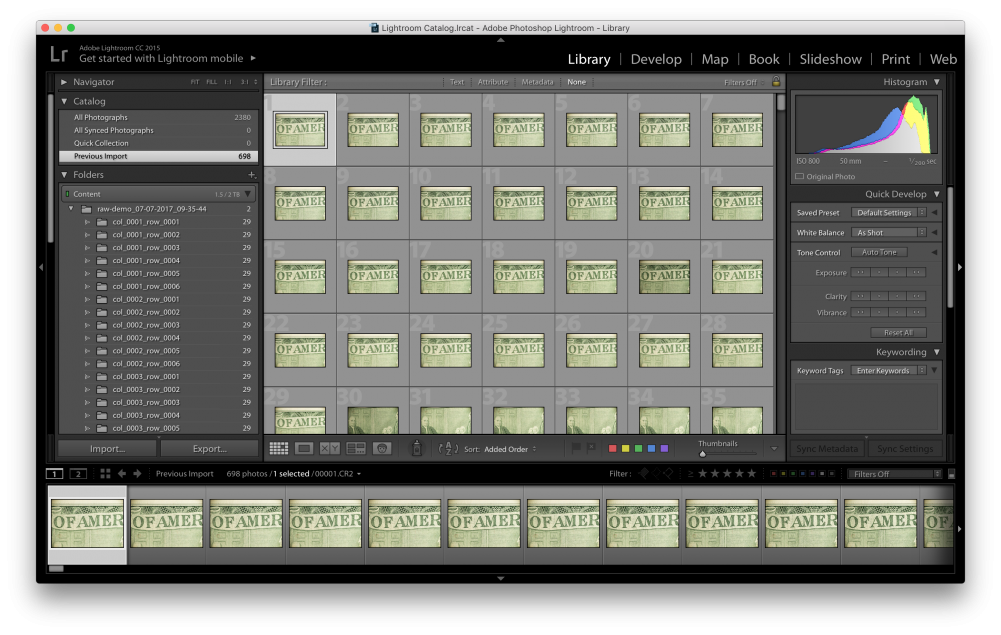 RAW Processing Using Adobe Lightroom
